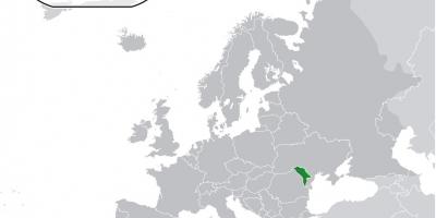 Moldova location on world map